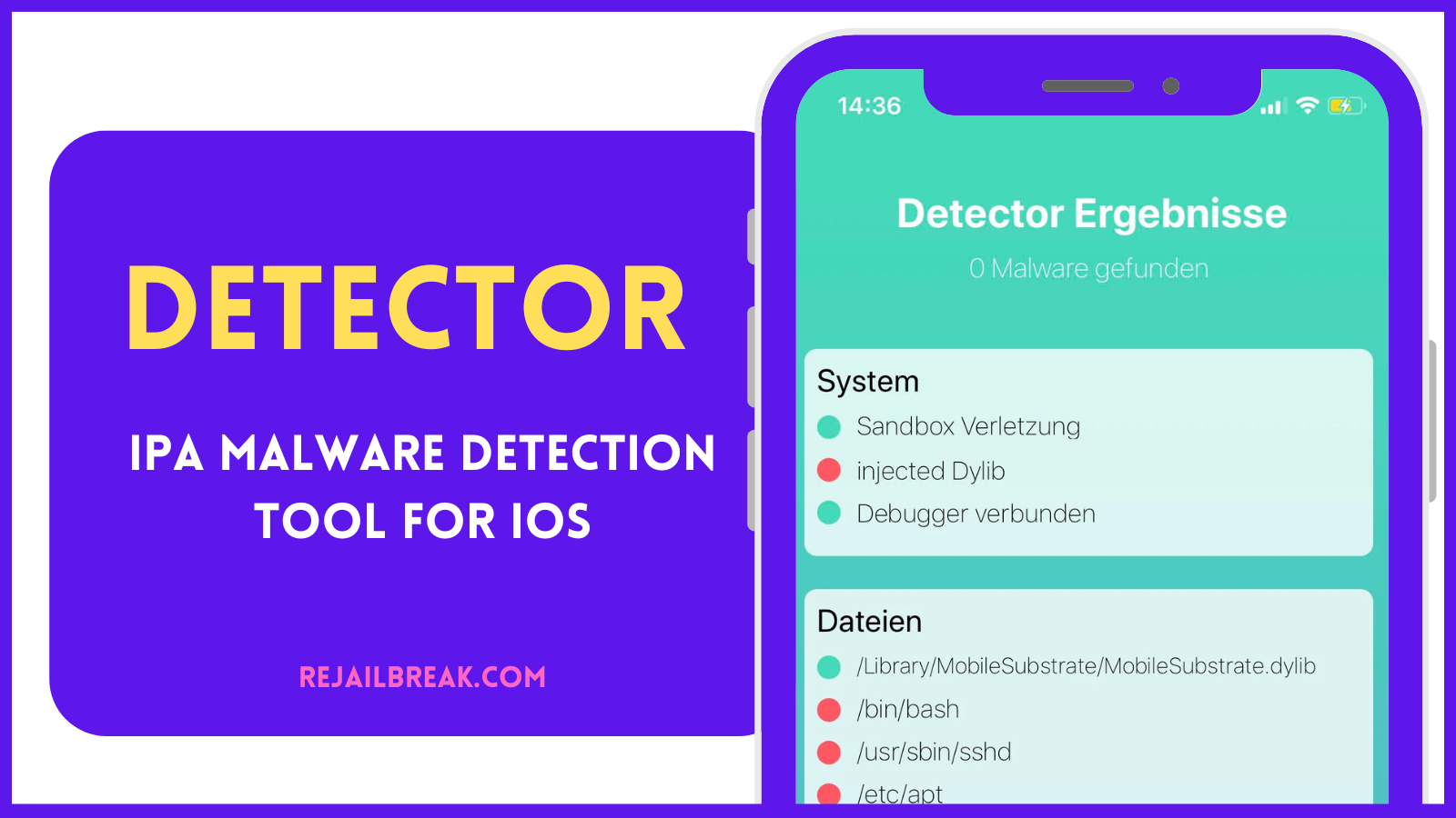 Detector IPA Malware detection tool for iOS.